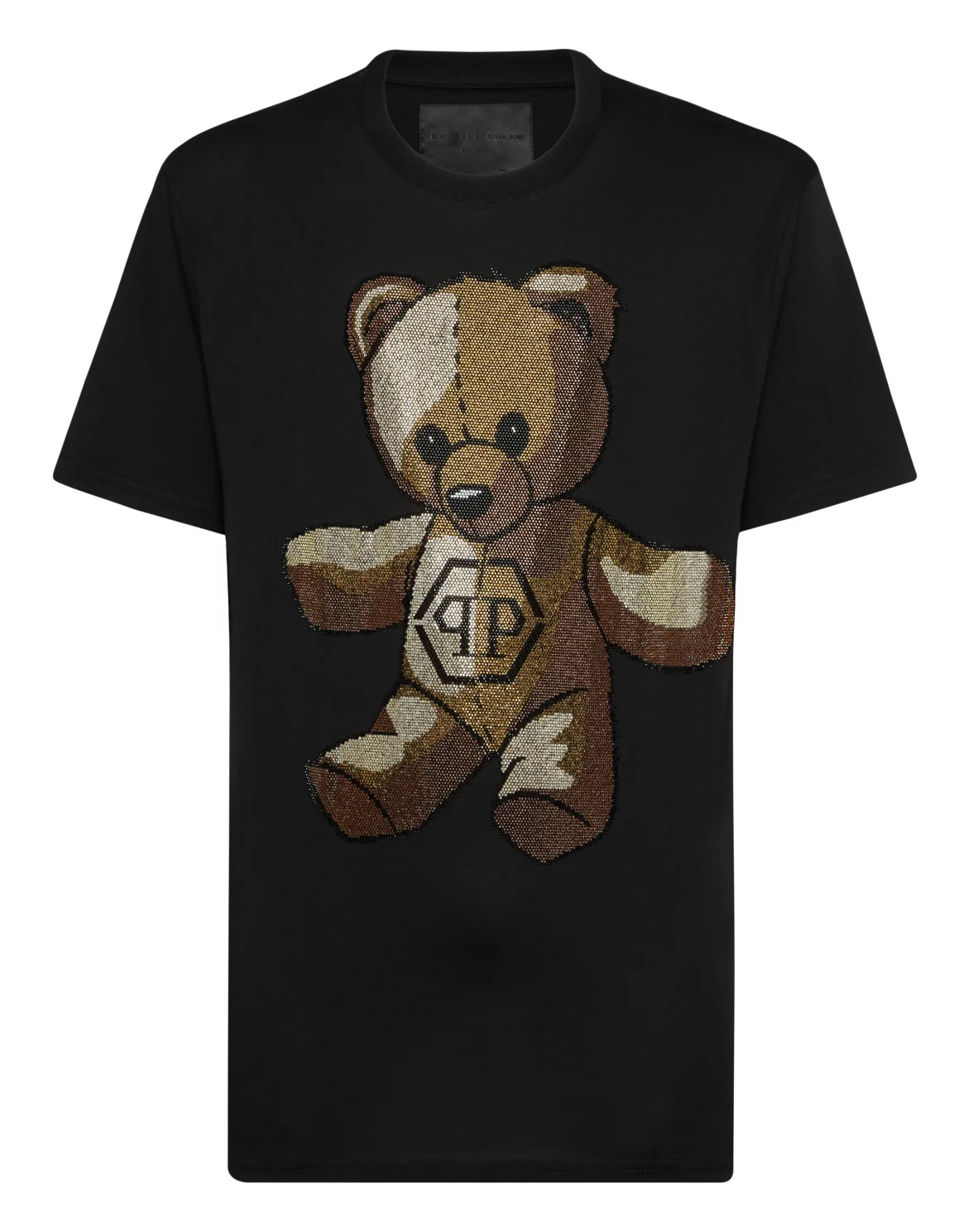 Round Neck T-Shirt Teddy Gold, цвет: Черный