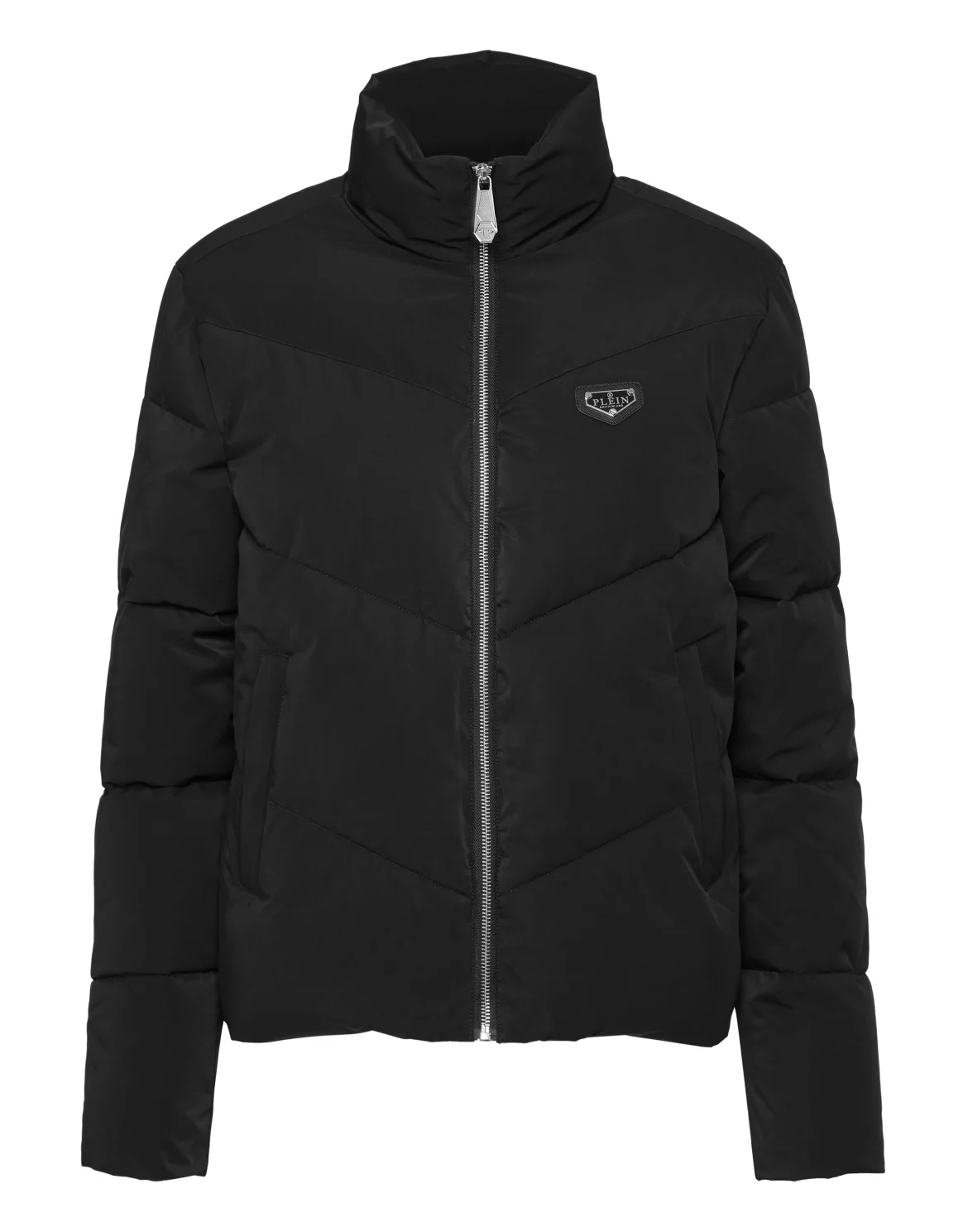 Nylon Puffer Jacket, цвет: Черный