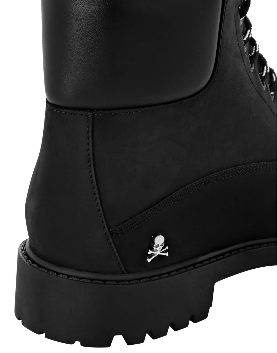 Nabuk Low Flat Boots, цвет: Черный