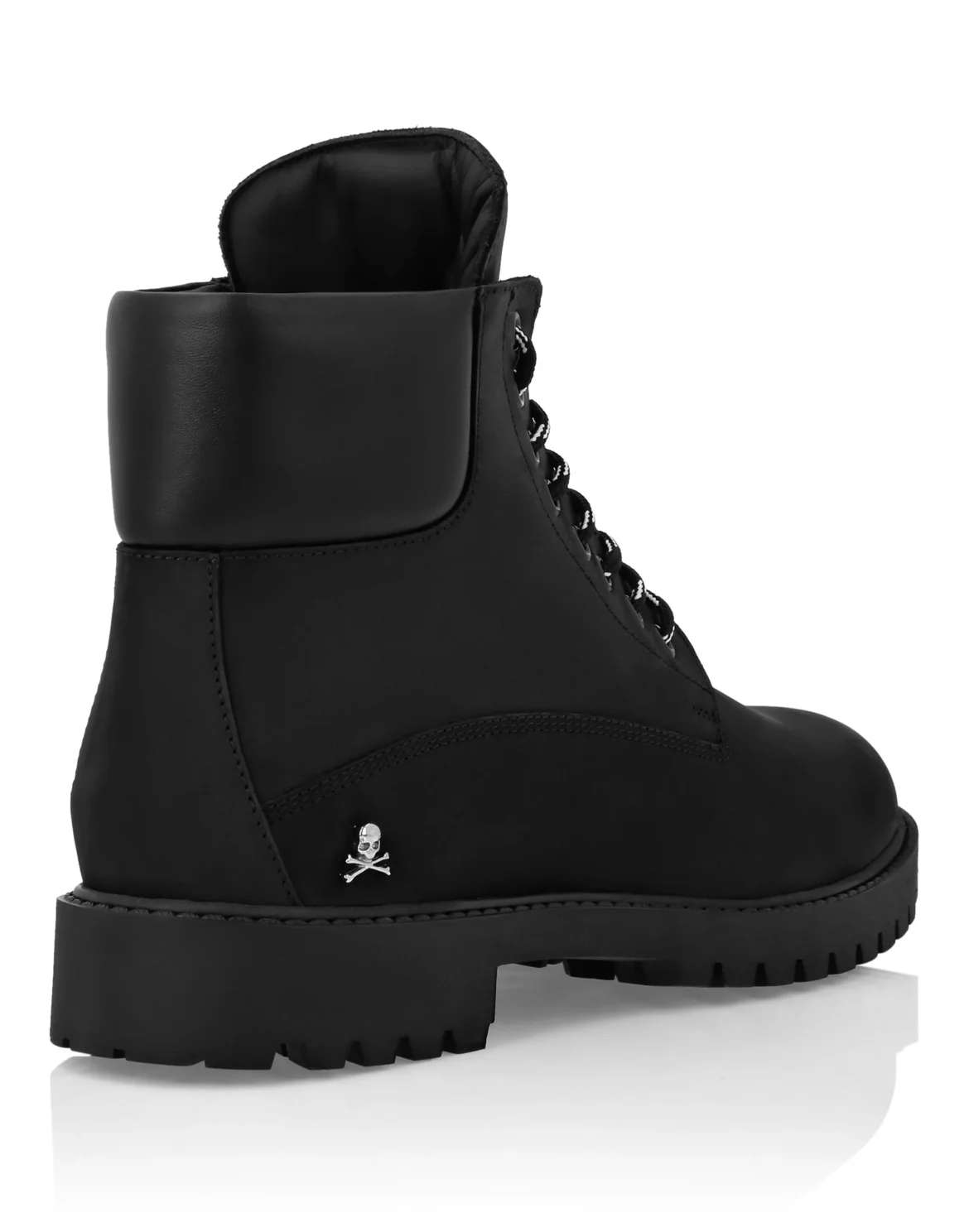 Nabuk Low Flat Boots, цвет: Черный