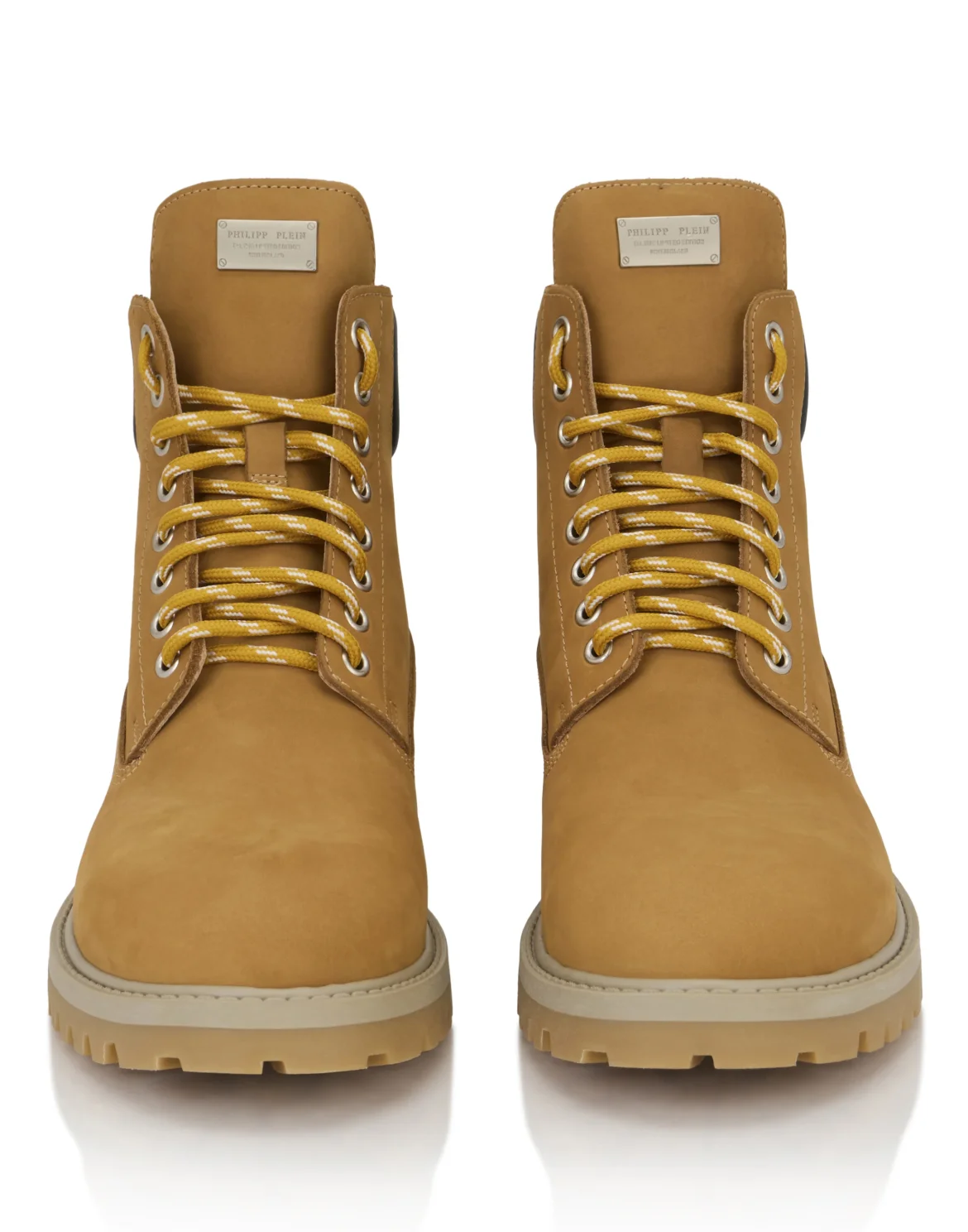 Nabuk Low Flat Boots, цвет: Бежевый
