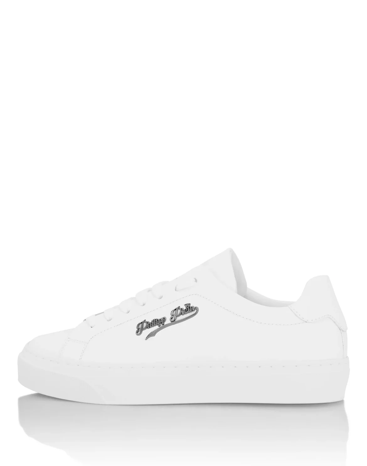Nappa Leather Lo-Top Sneakers Signature, цвет: Белый