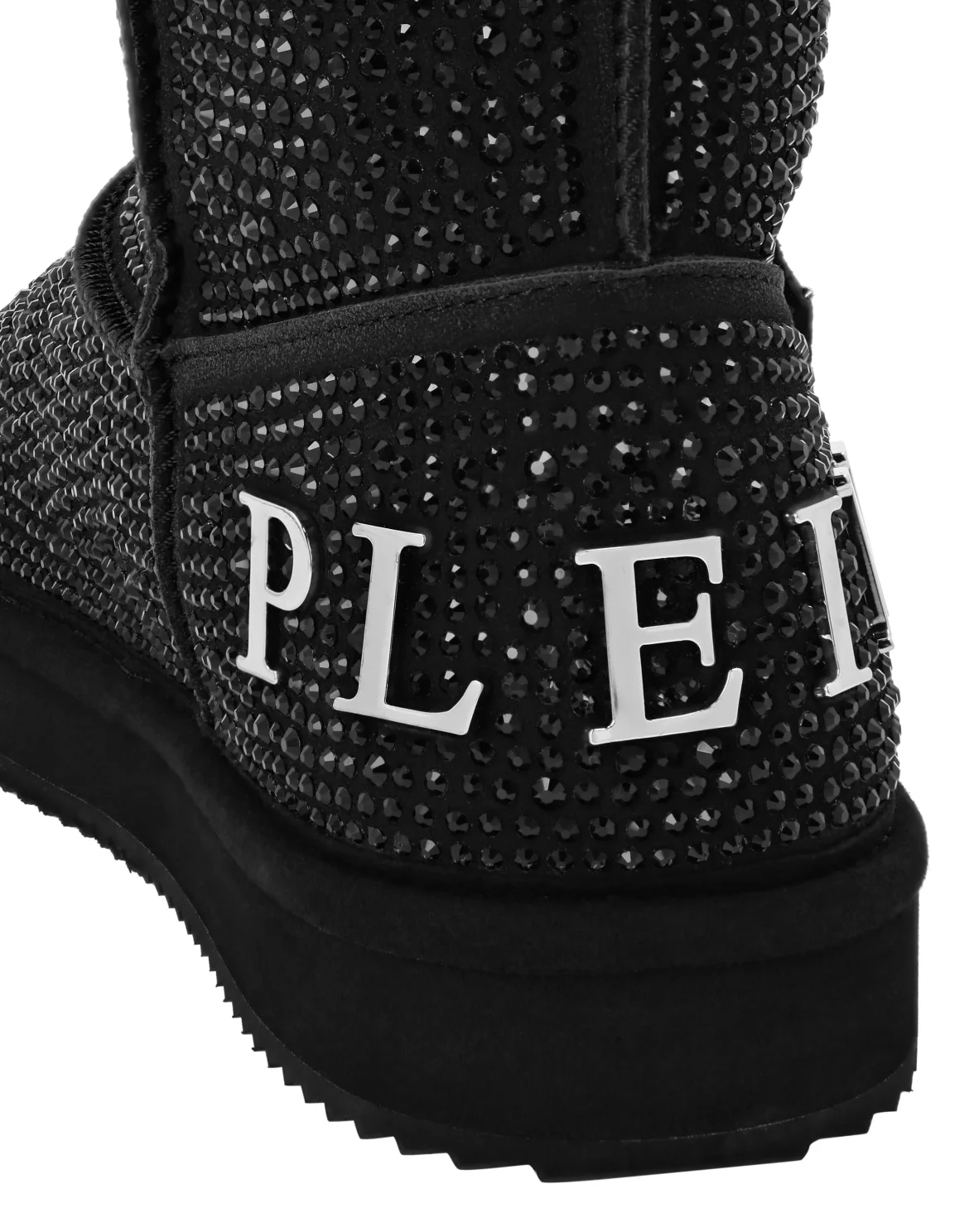 Mid Flat Boots Stones, цвет: Черный
