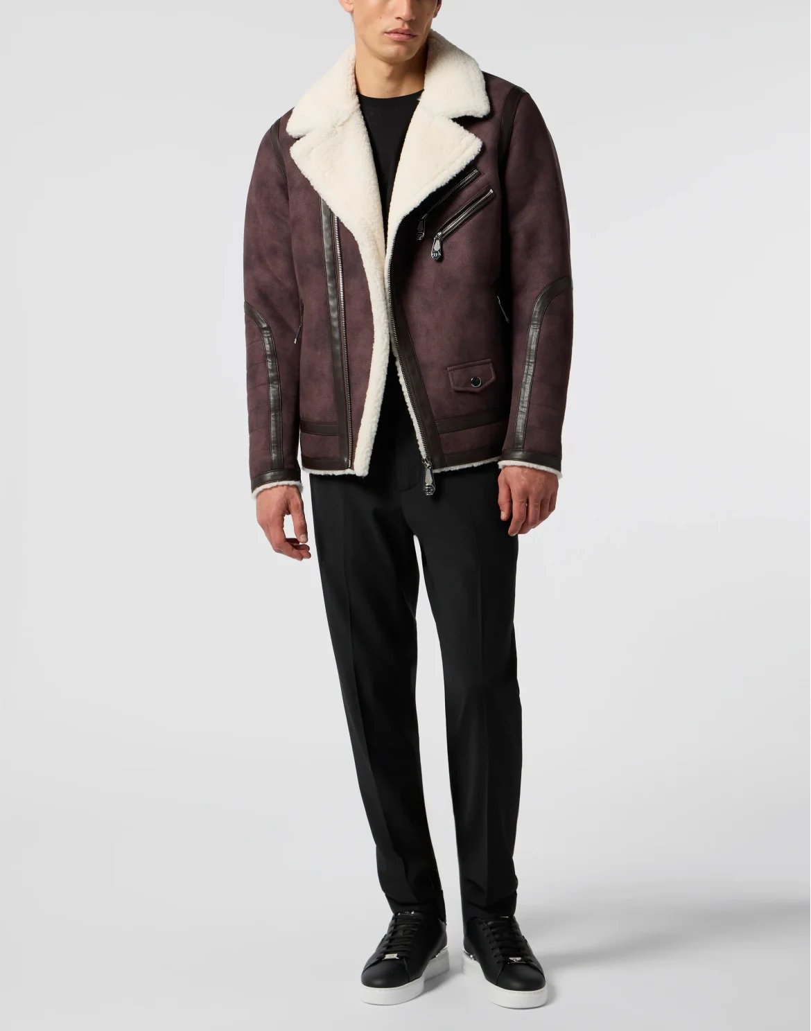 Eco Shearling Jacket, цвет: Коричневый