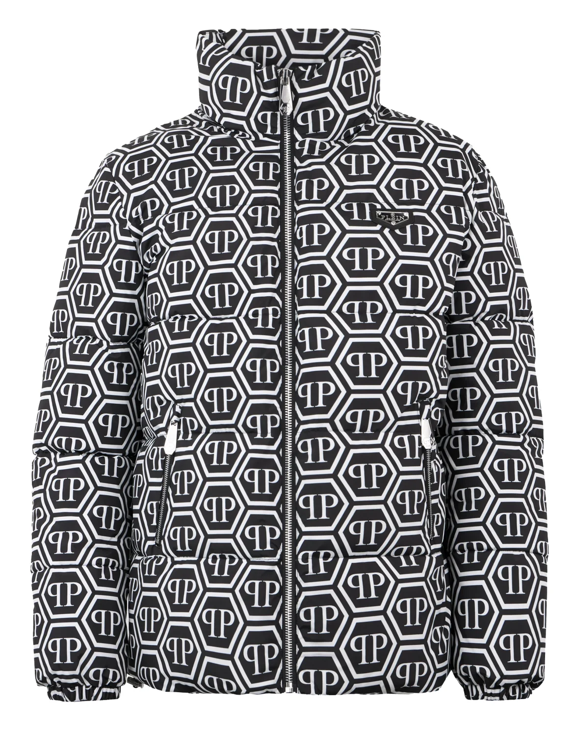 Nylon Puffer Jacket Monogram, цвет: Черный