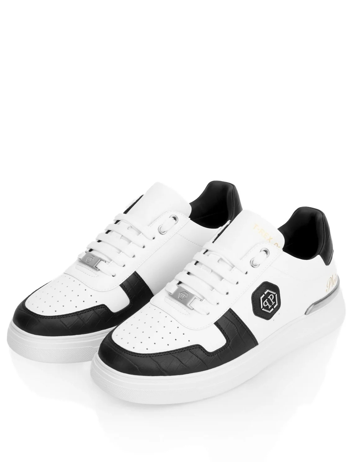 Sneakers T-REX_01 Nappa and Cocco, цвет: Белый