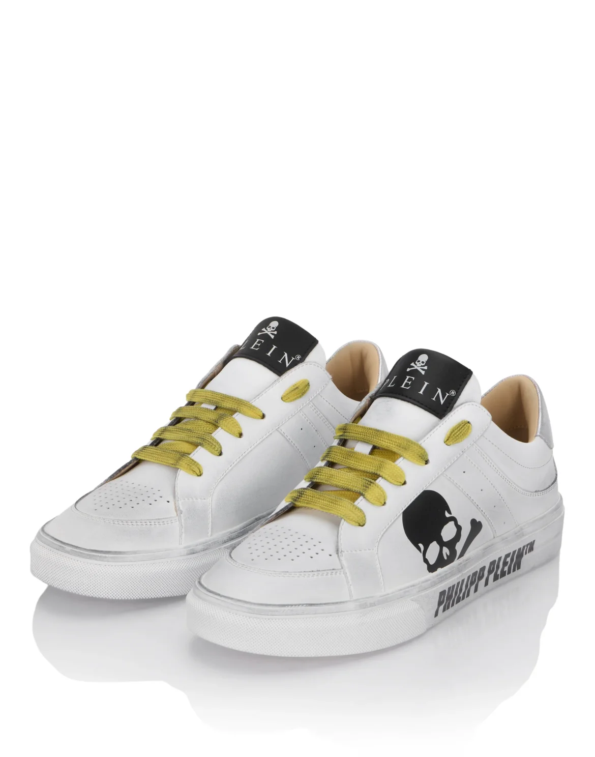 Leather Low-Top Sneakers Retrokickz TM, цвет: Белый