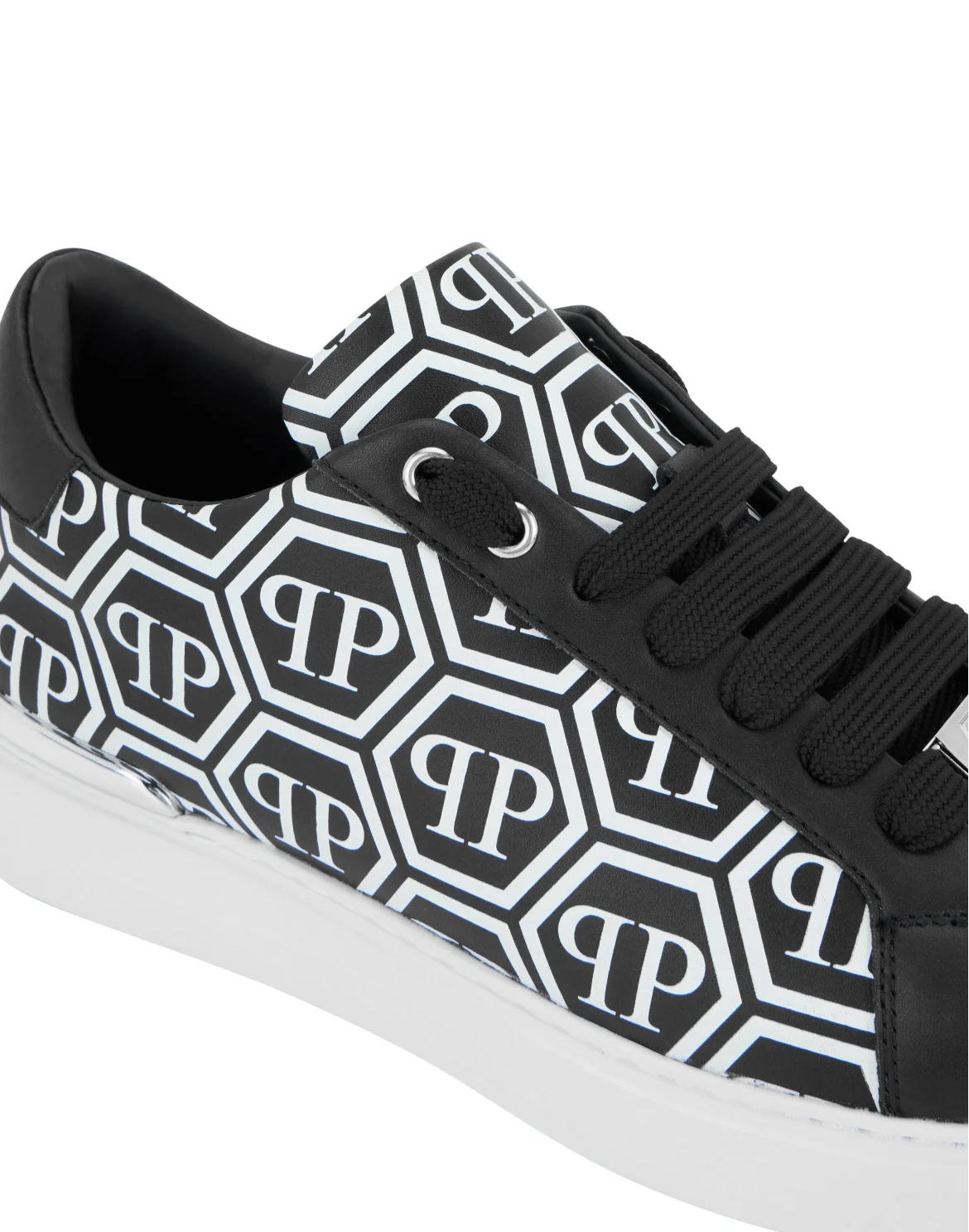 Nappa Leather Low Top Sneakers Big Monogram, цвет: Черный