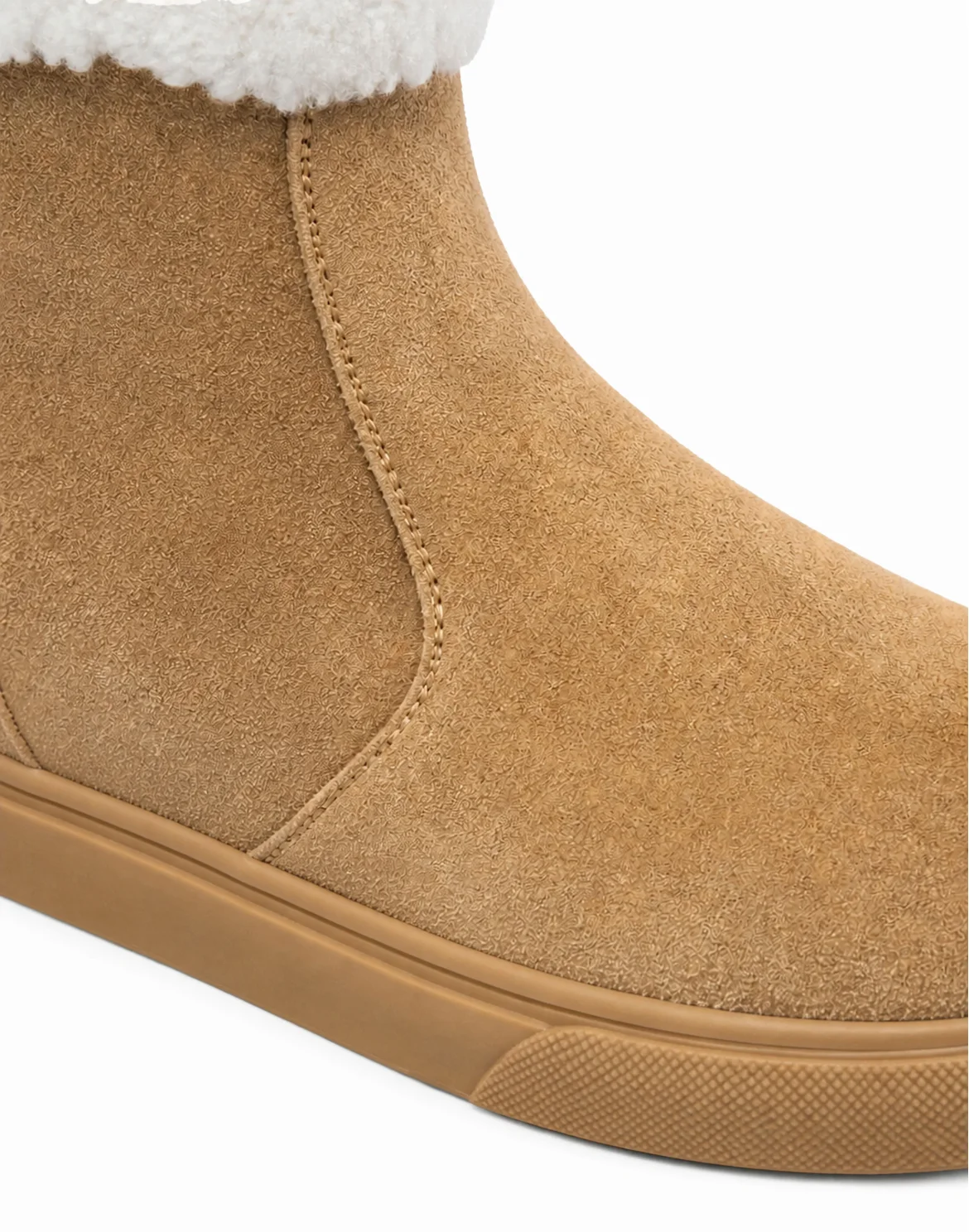 Suede Boots Montone Plein, цвет: Бежевый