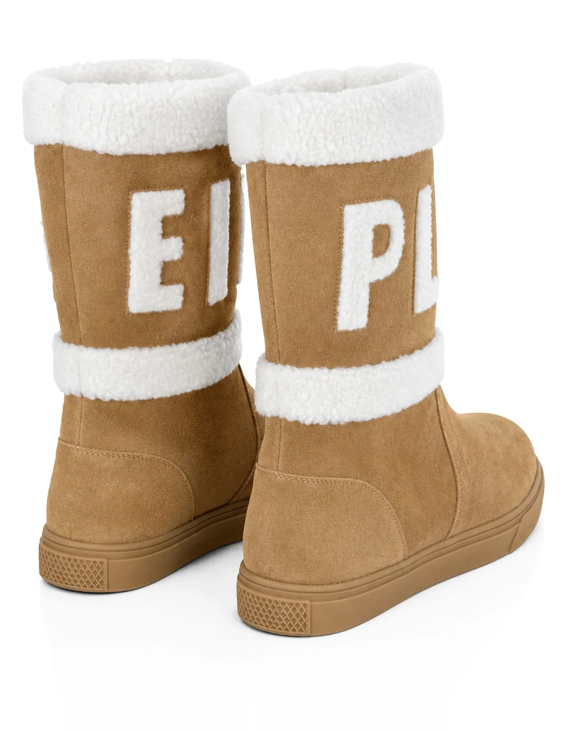 Suede Boots Montone Plein, цвет: Бежевый