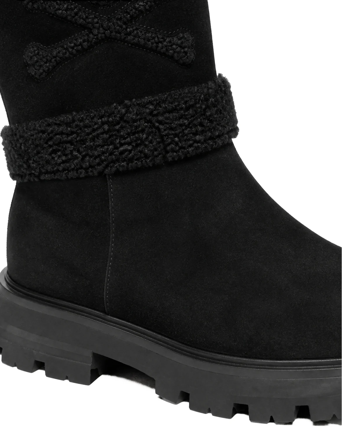 Suede Boots Skull And Bones, цвет: Черный