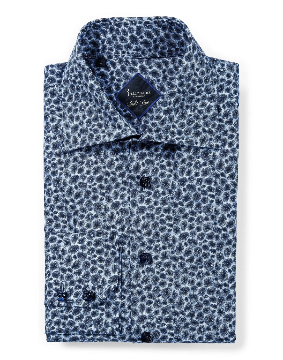 Shirt Gold cut LS "Pensee", цвет: Голубой