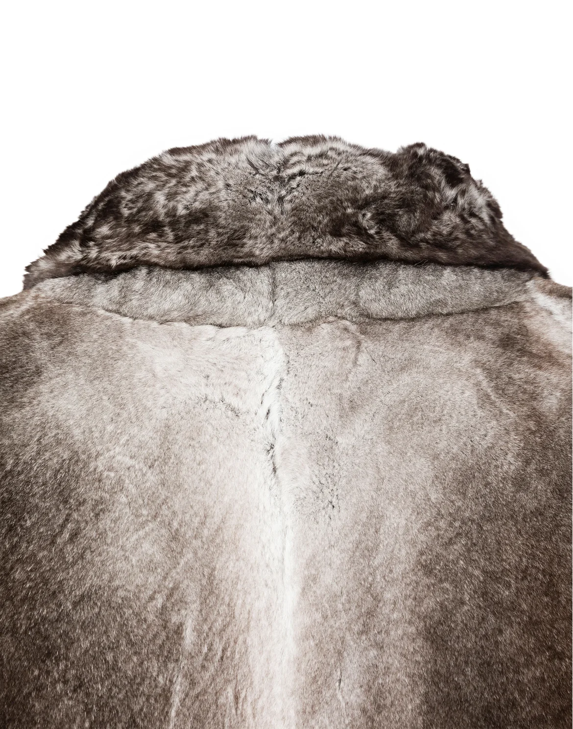 Fur Coat Long Luxury, цвет: Серый