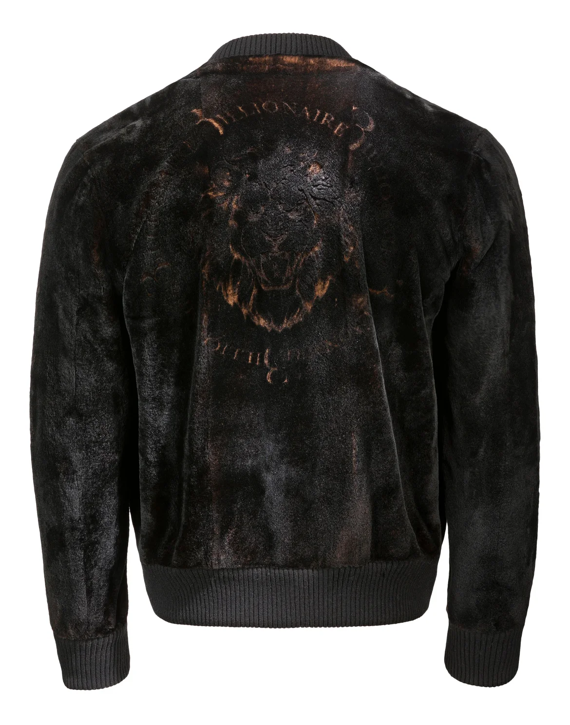 Fur Bomber, цвет: Черный