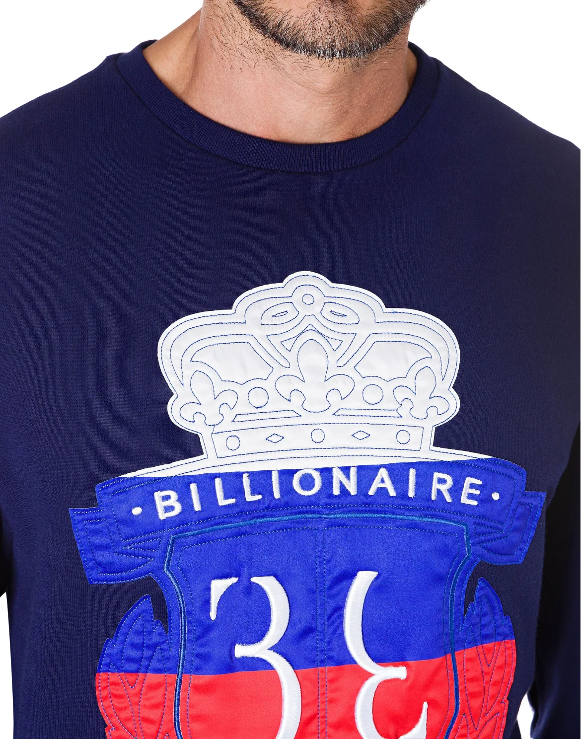 Sweatshirt LS Crest, цвет: Синий