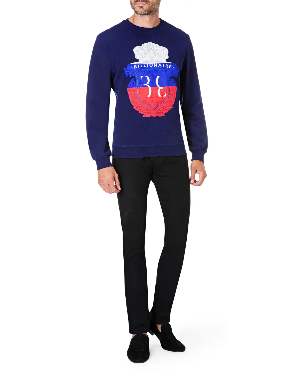 Sweatshirt LS Crest, цвет: Синий