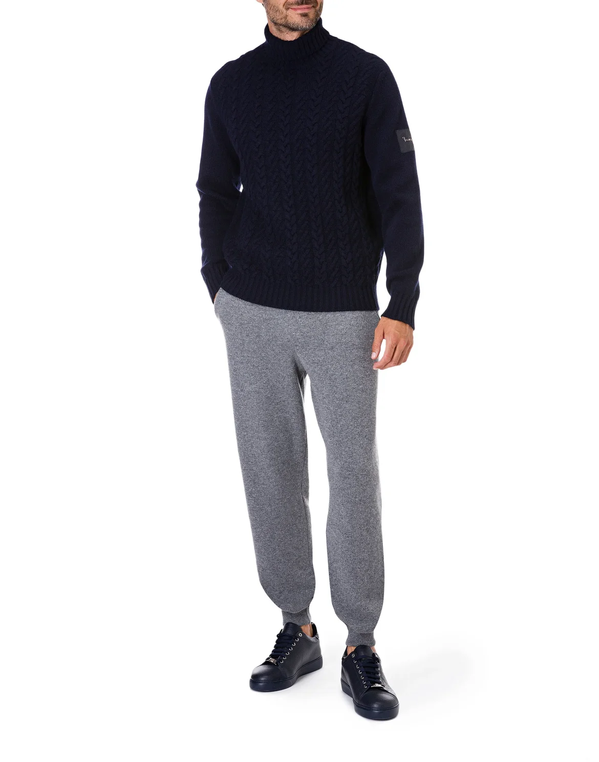 Turtle Neck LS Statement, цвет: Синий