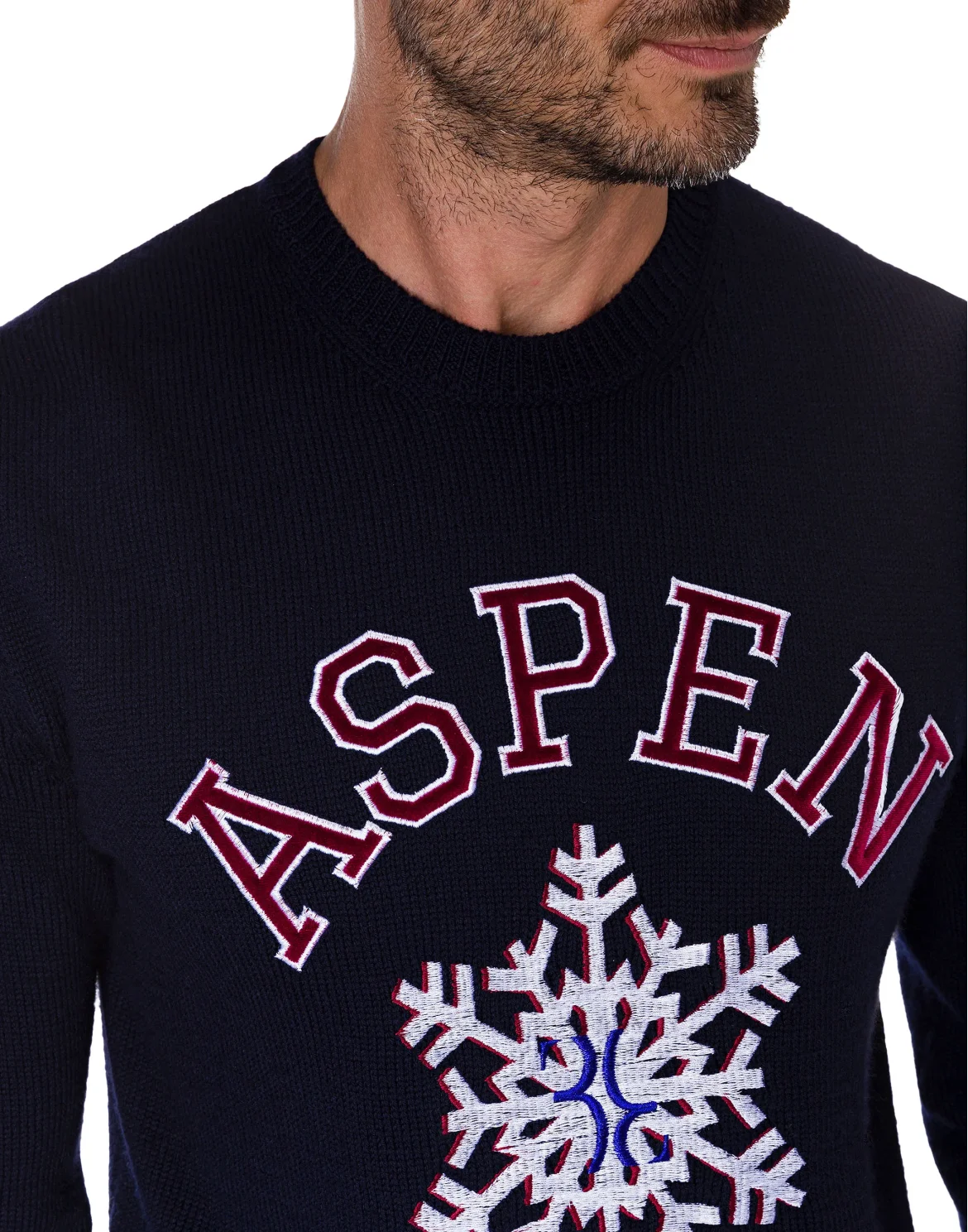 Pullover Round Neck LS Winter Club, цвет: Синий