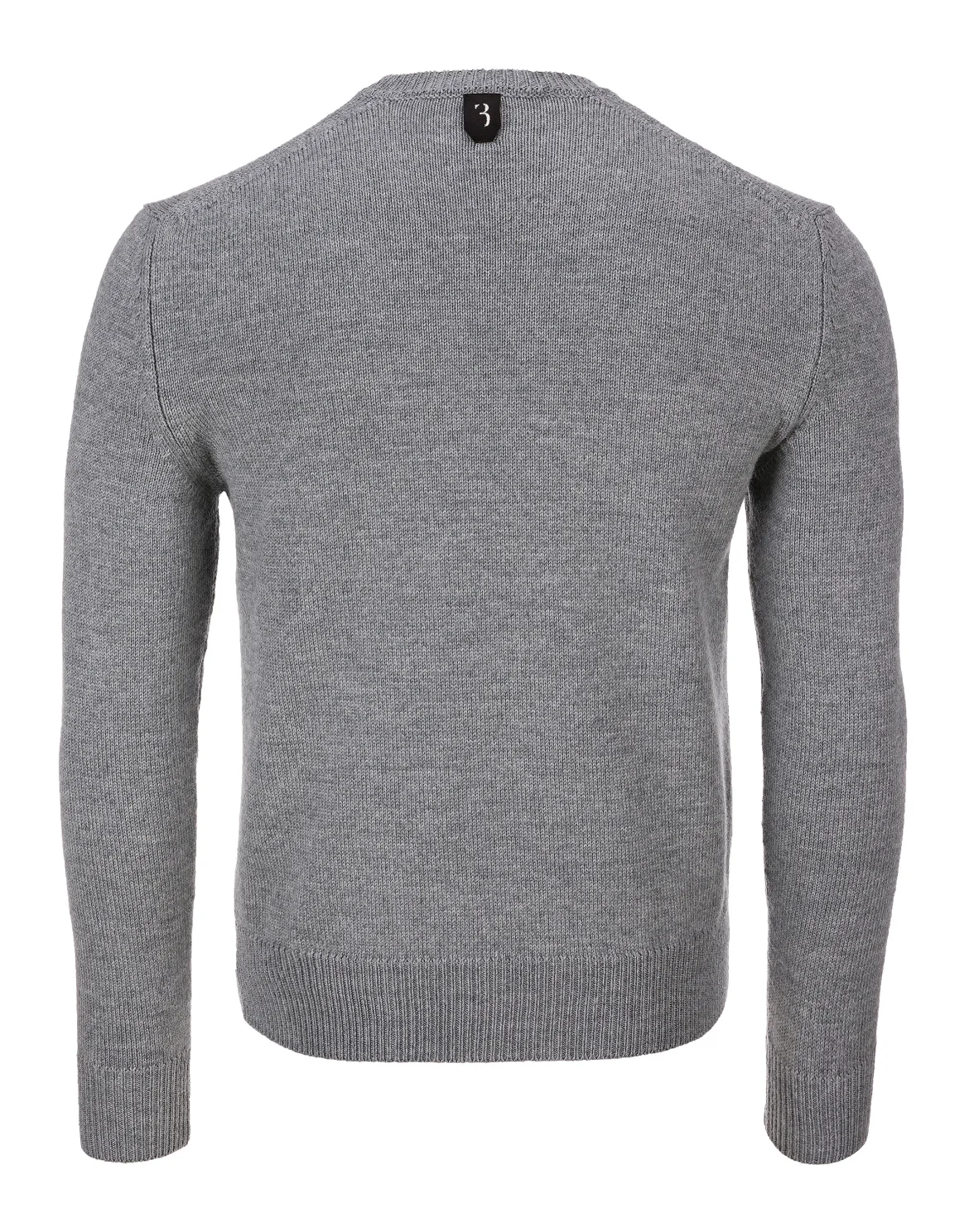 Pullover Round Neck LS Winter Club, цвет: Серый