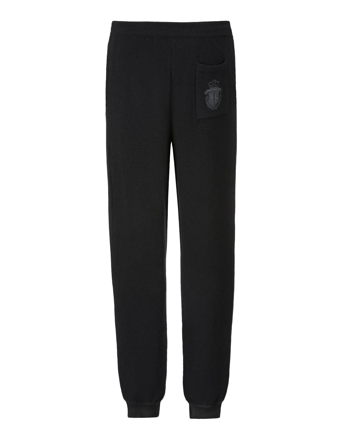 Knit Jogging Trousers Crest, цвет: Черный