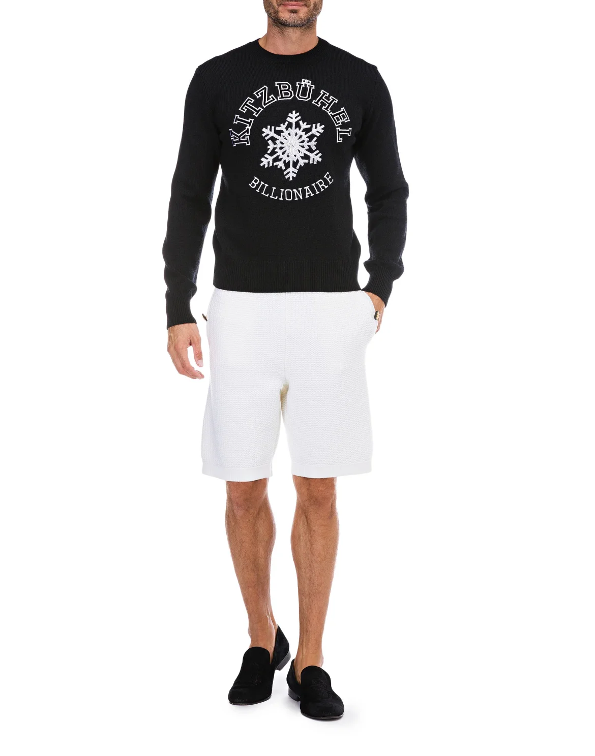 Knit Jogging Trousers Crest, цвет: Белый