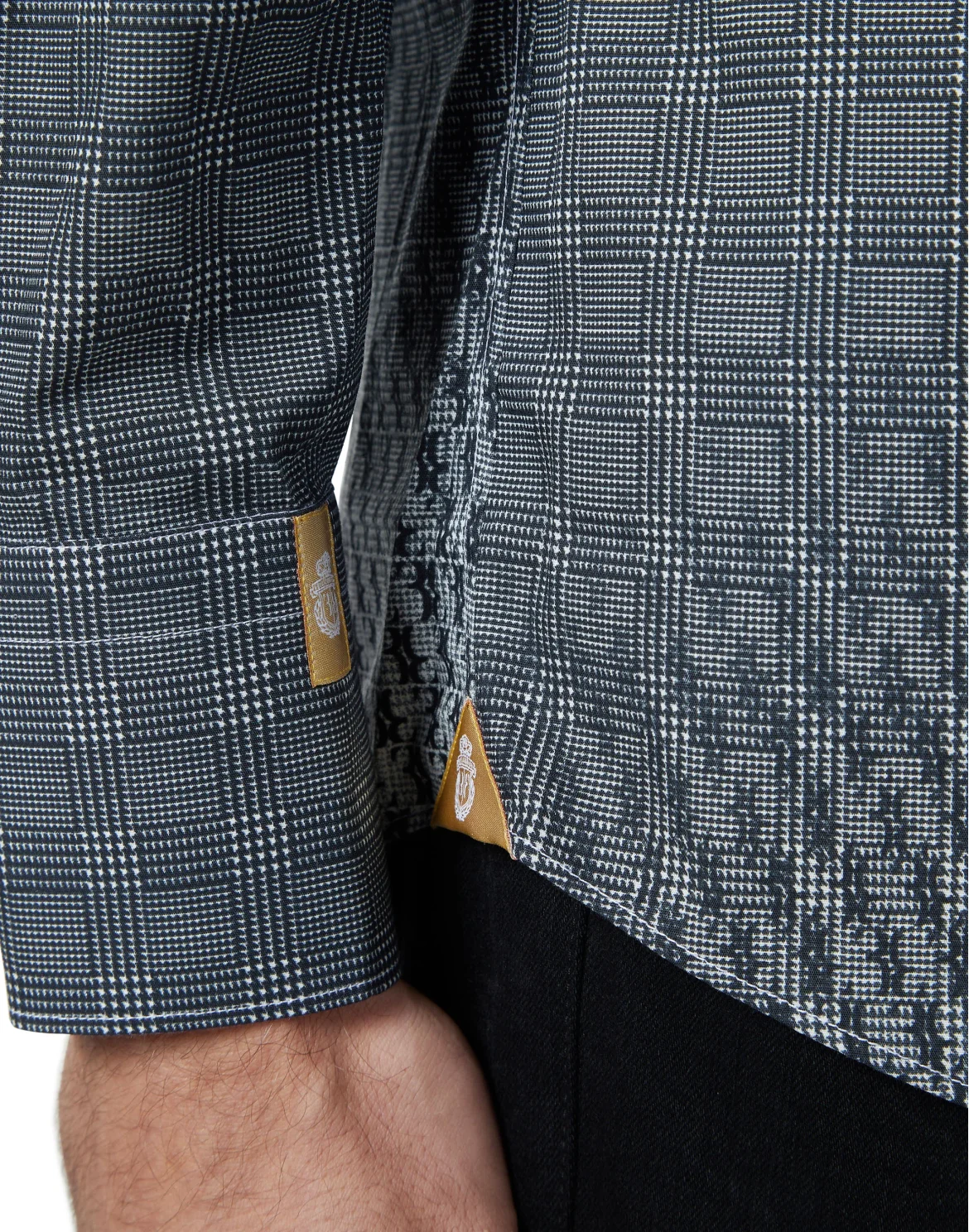 Shirt Silver Cut LS / Milano All over BB, цвет: Белый
