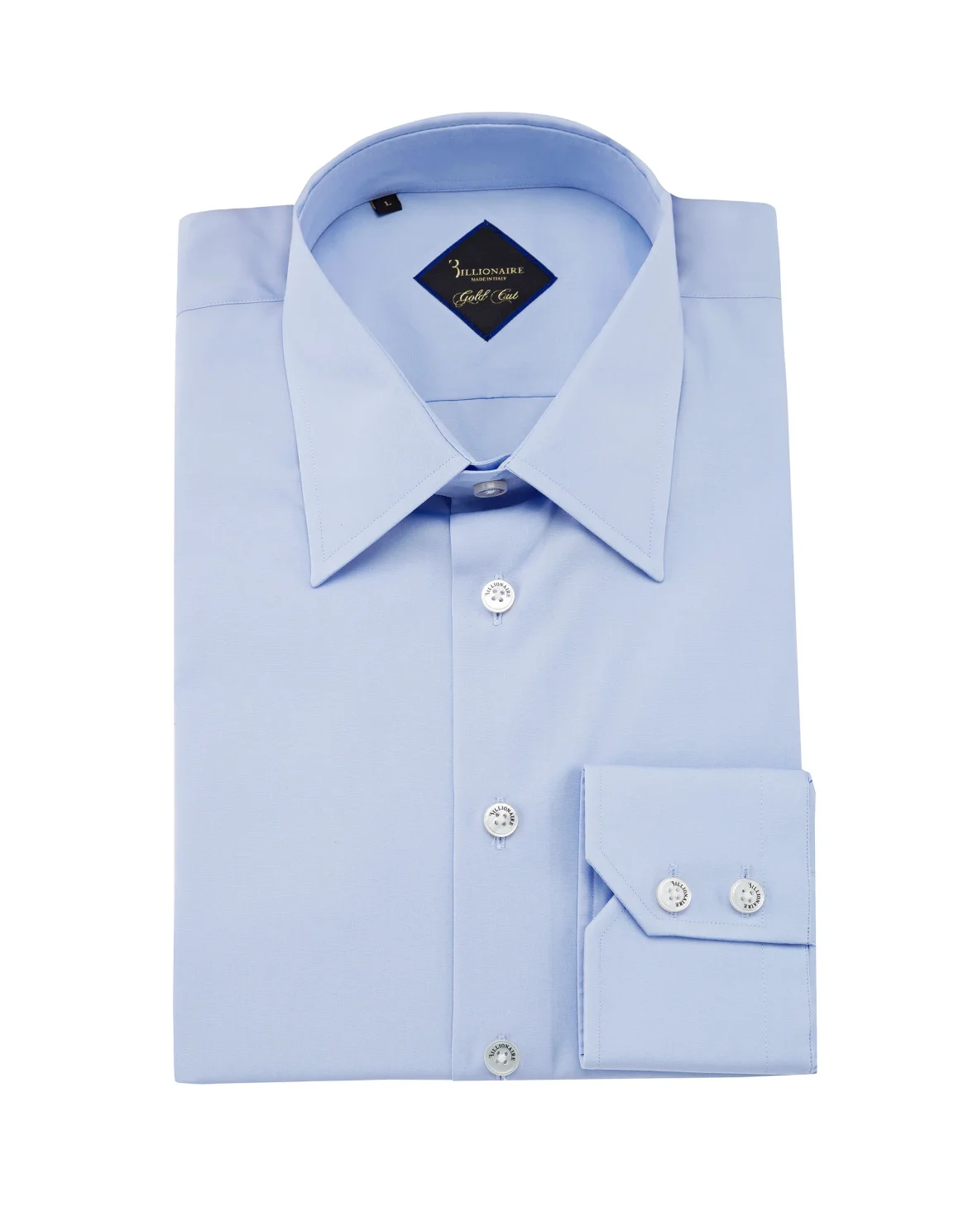 Shirt Gold Cut LS / Milano Original, цвет: Голубой