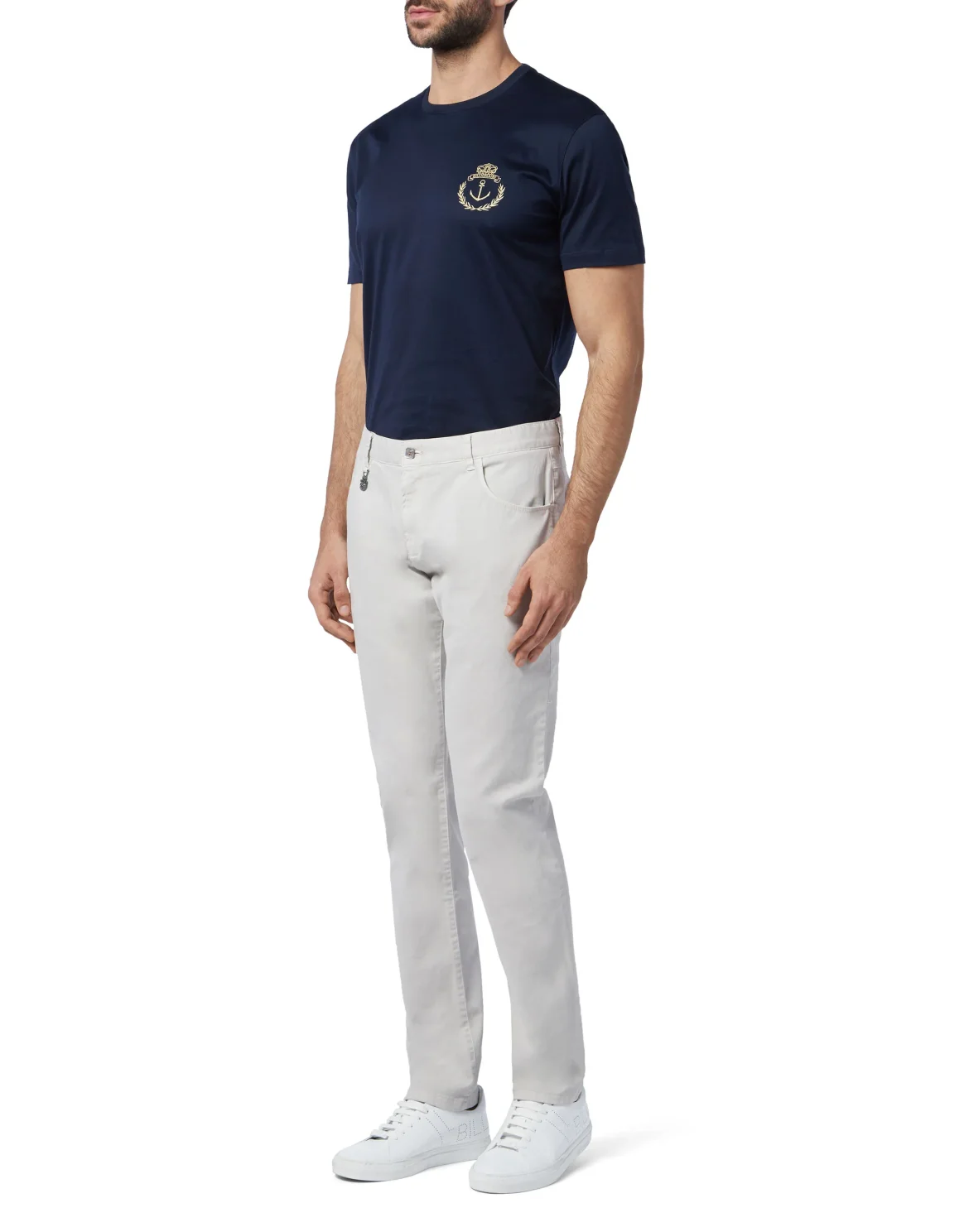 Slim Trousers Crest, цвет: Серый