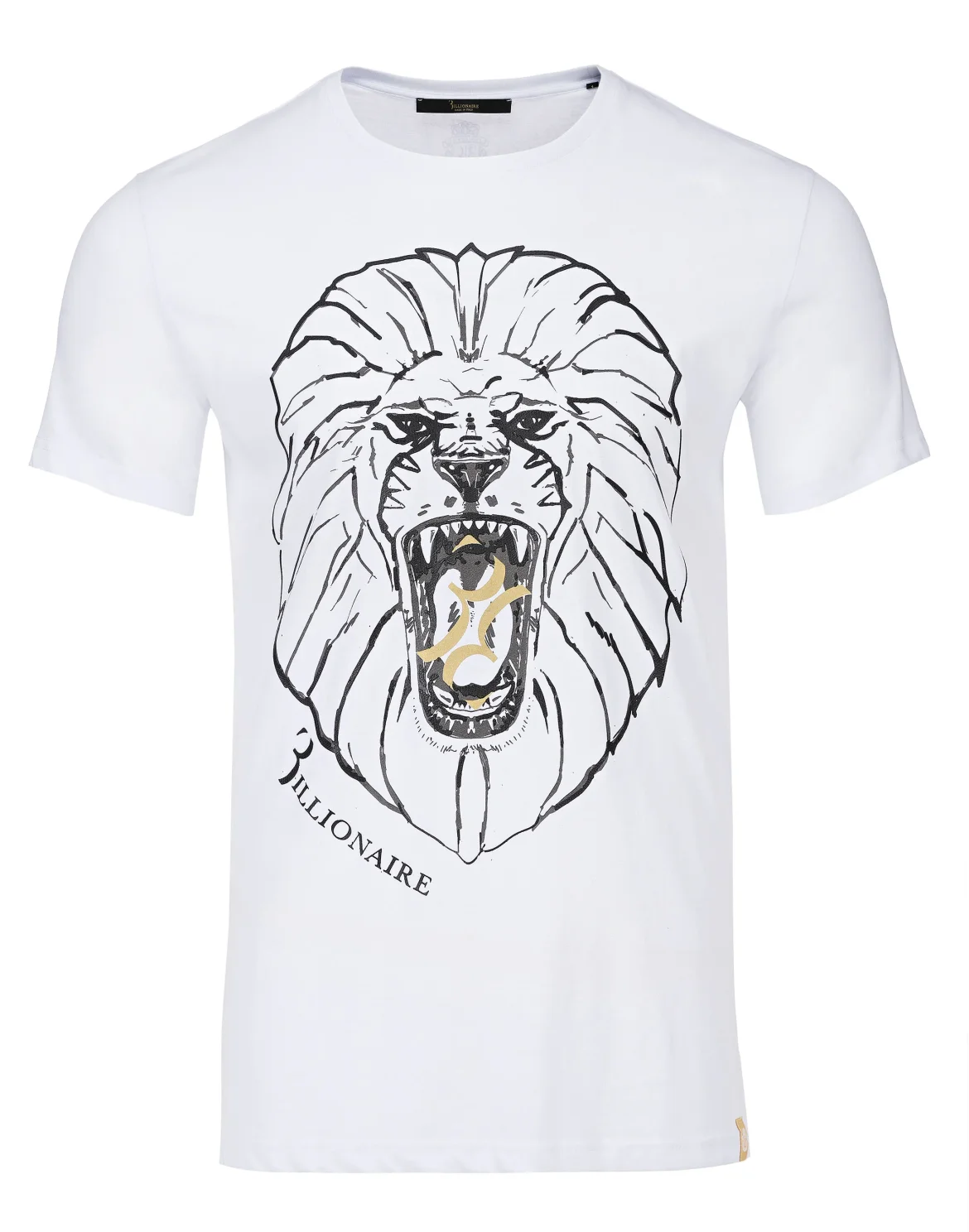 T-shirt Round Neck SS Lion, цвет: Белый