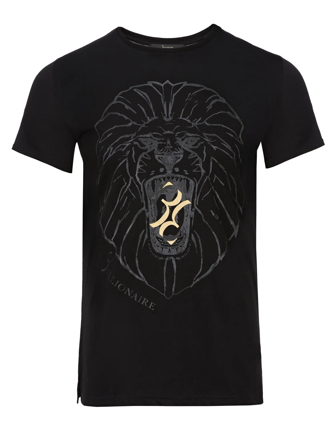 T-shirt Round Neck SS Lion, цвет: Черный
