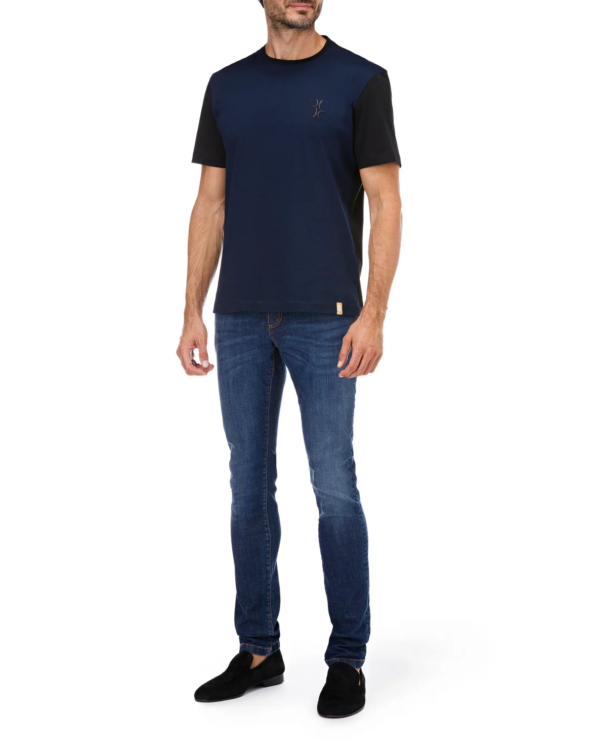 T-shirt Round Neck SS Double B, цвет: Синий