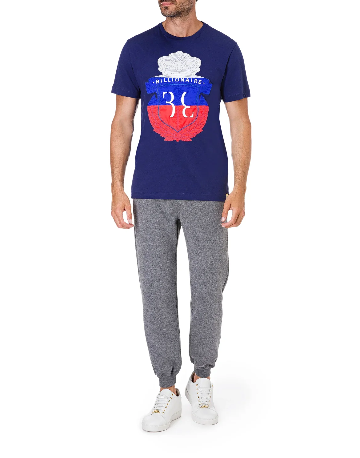 T-shirt Round Neck SS Crest, цвет: Синий