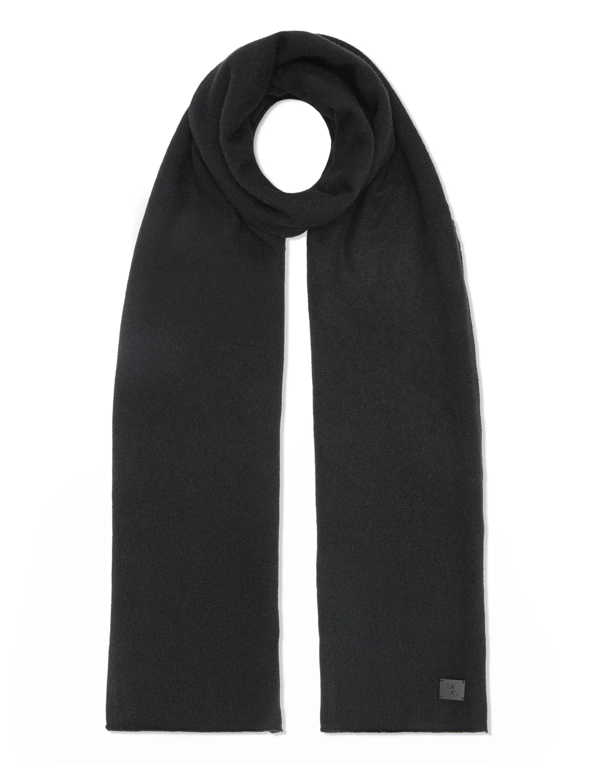 Long Scarf Double B, цвет: Черный