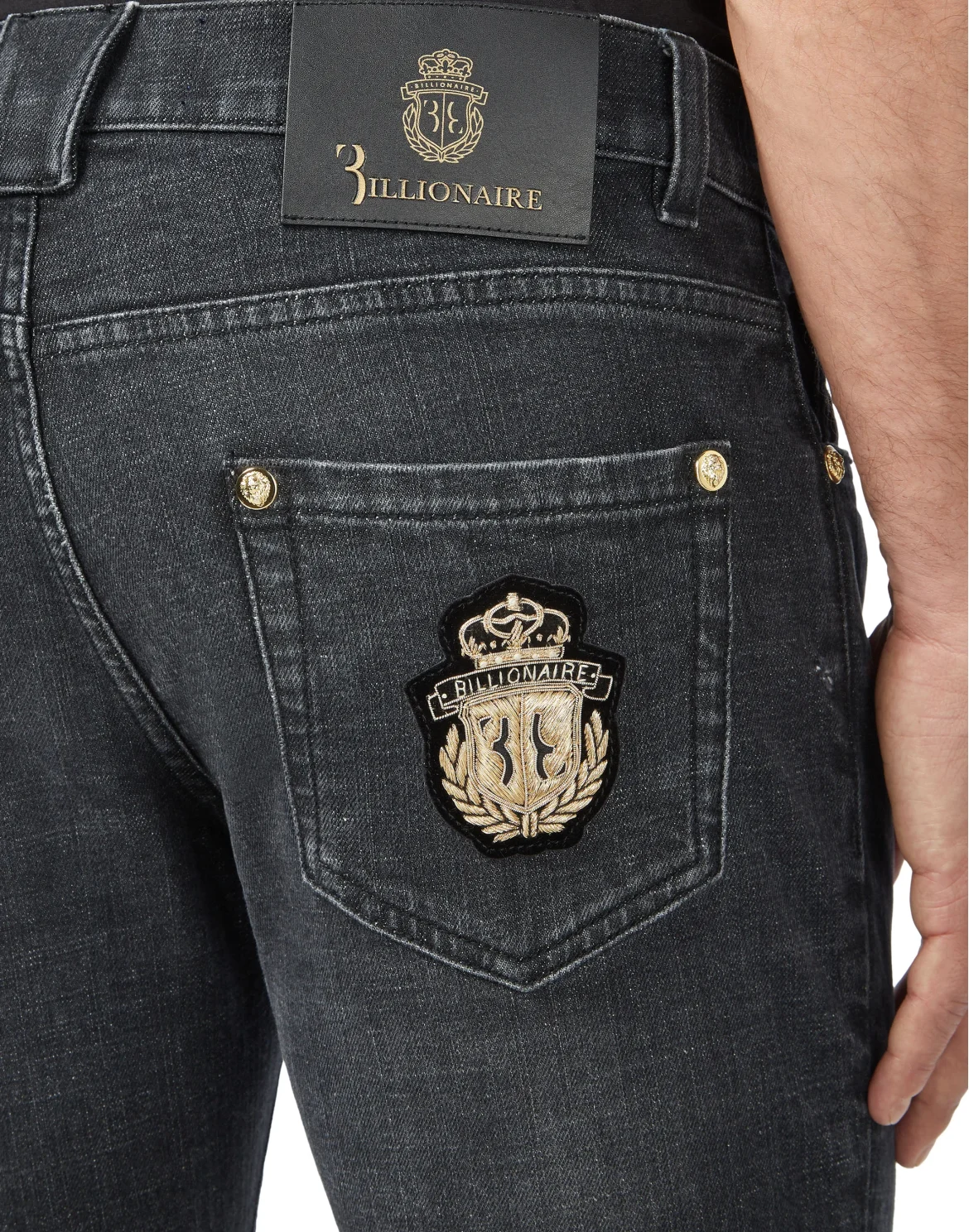 Super slim fit Crest, цвет: Черный