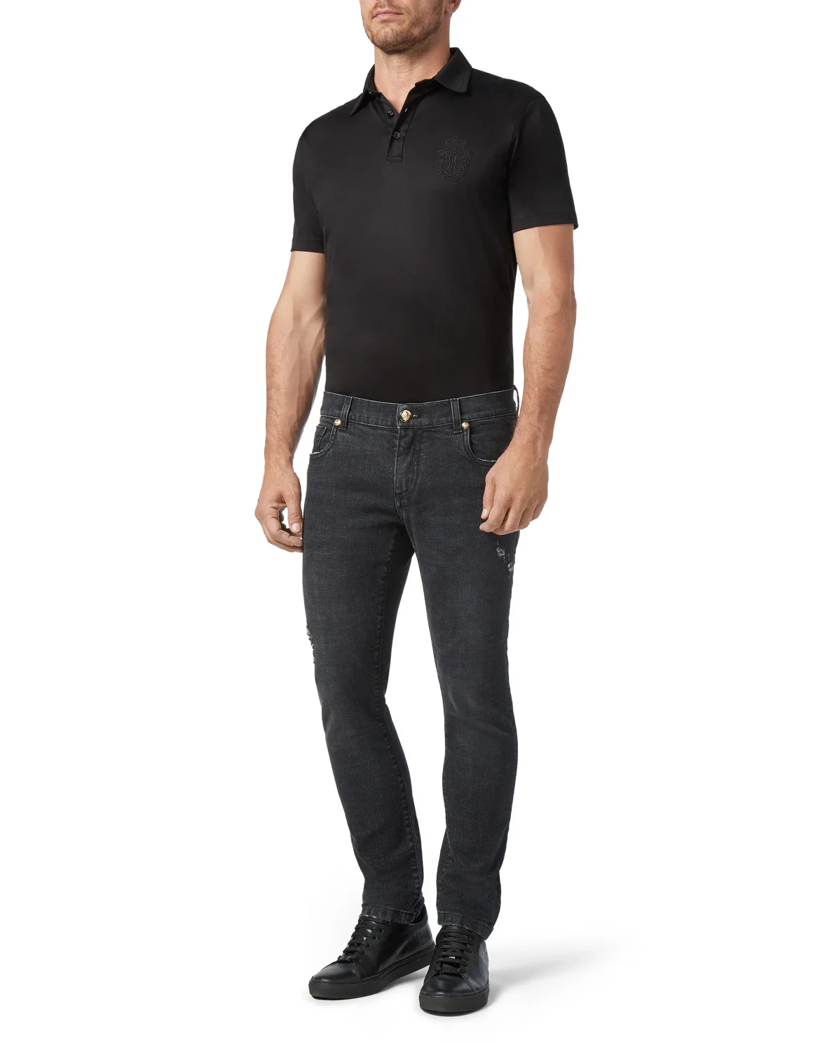 Super slim fit Crest, цвет: Черный