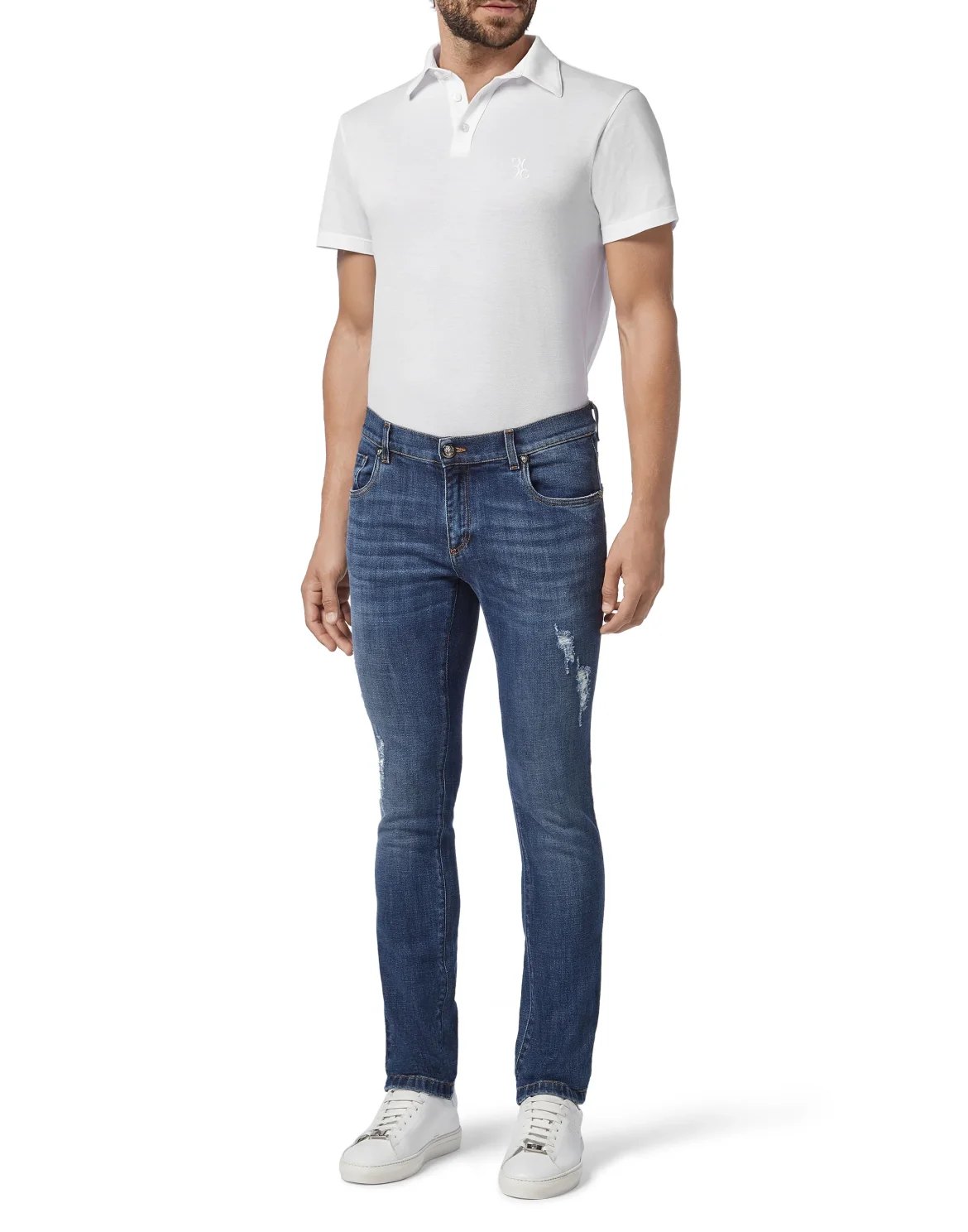 Super slim fit Crest, цвет: Синий