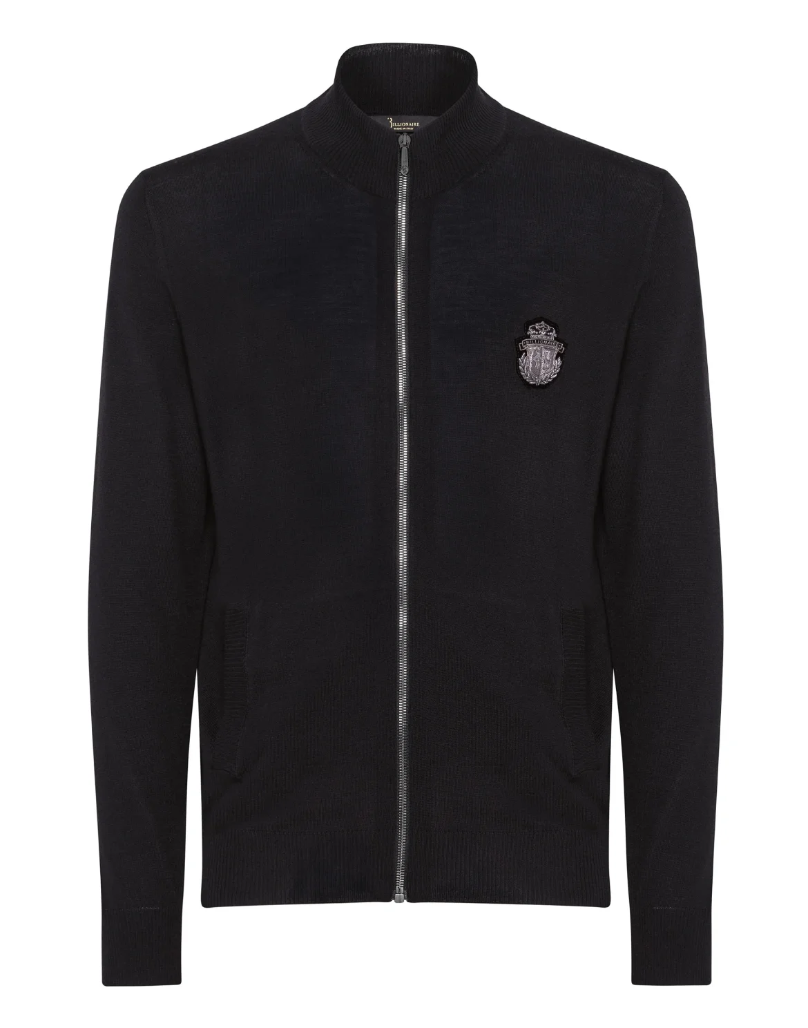 Pullover full zip Crest, цвет: Черный