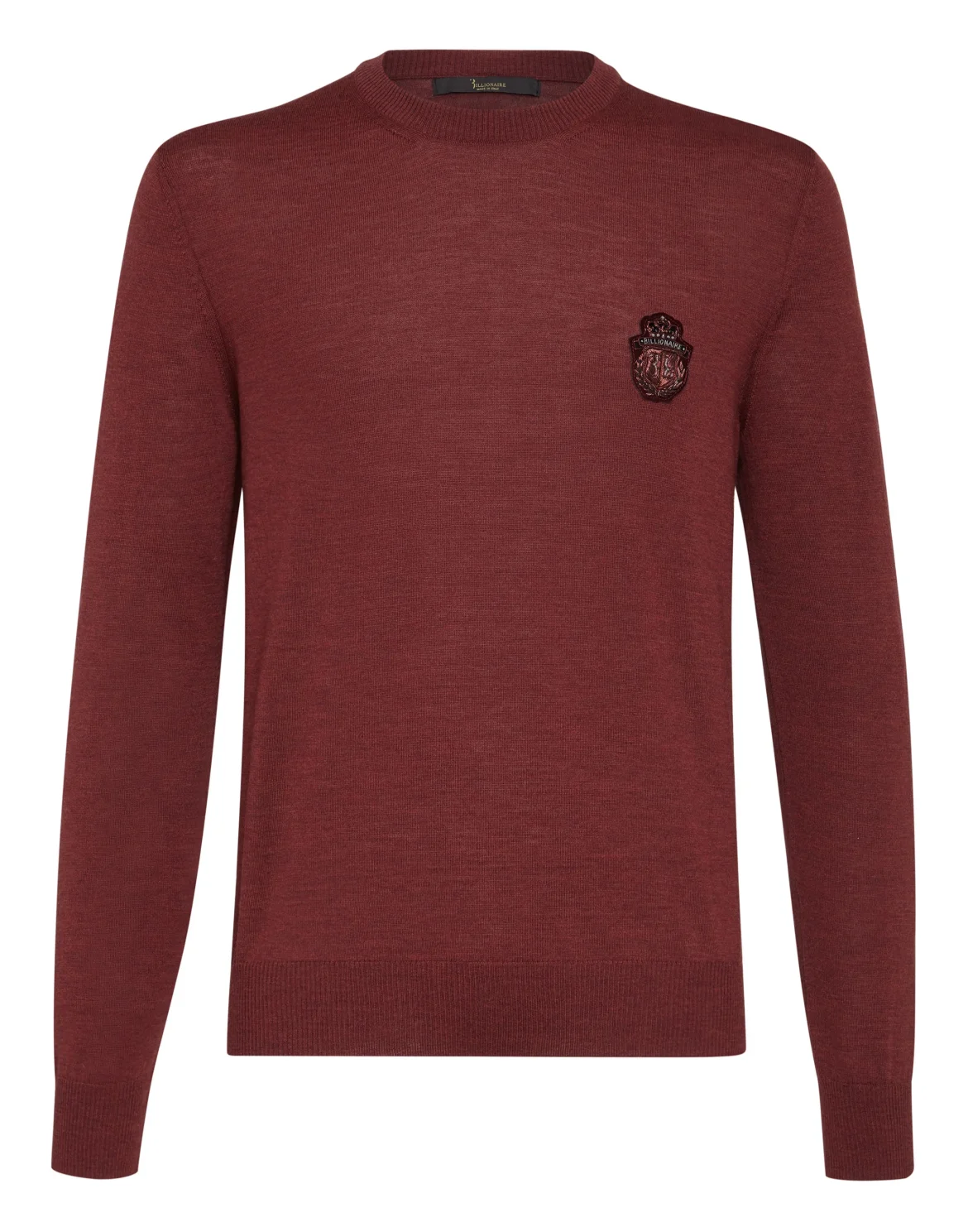 Pullover Round Neck LS Crest, цвет: Красный