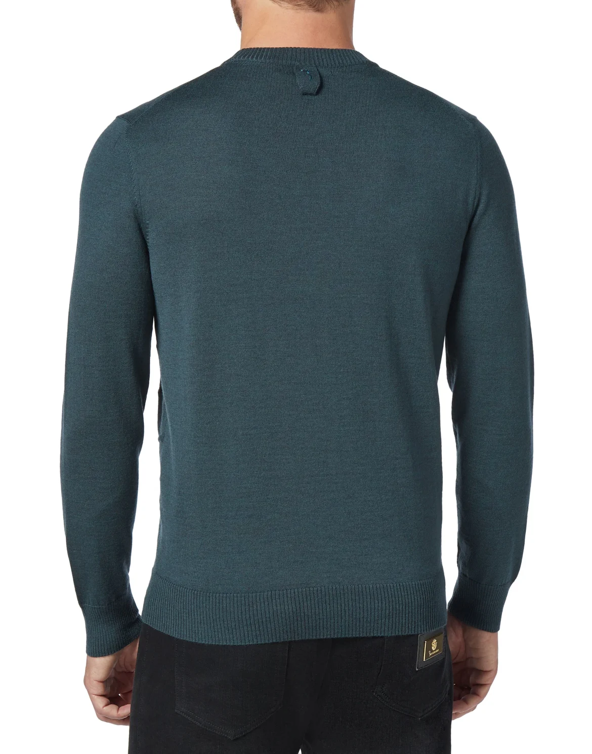 Pullover Round Neck LS Logos, цвет: Синий