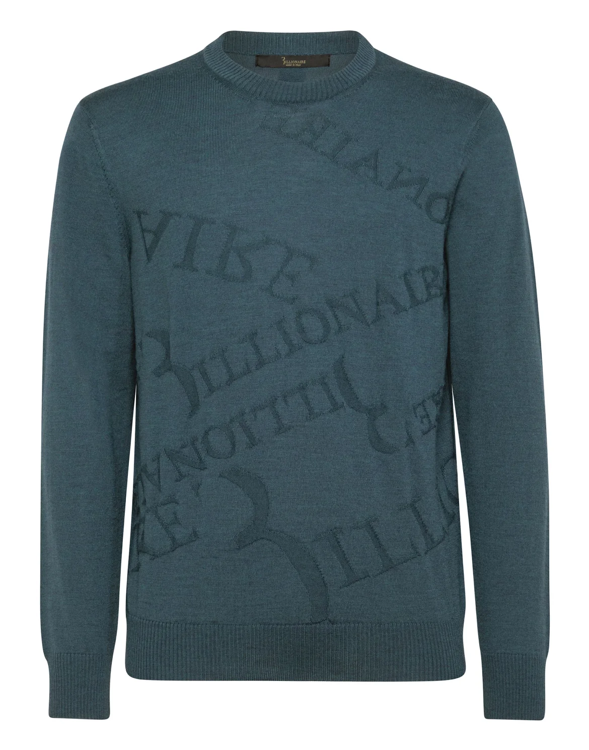 Pullover Round Neck LS Logos, цвет: Синий