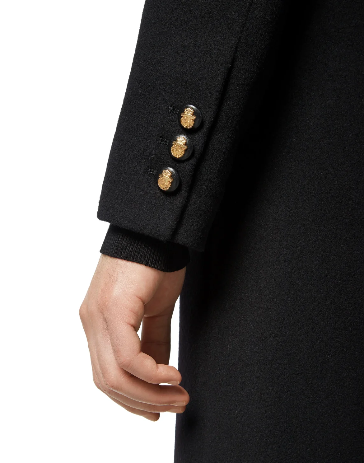 Coat Long Luxury, цвет: Черный