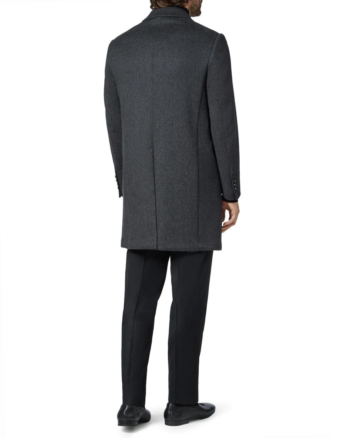Coat Long Double B, цвет: Серый