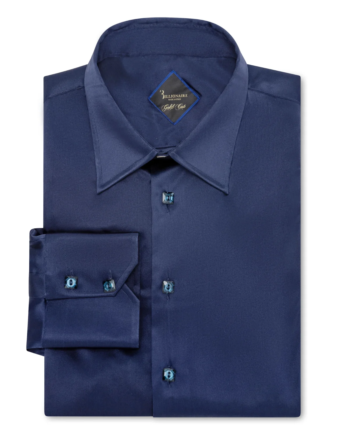 Shirt Gold Cut LS/Milano Elegant, цвет: Синий