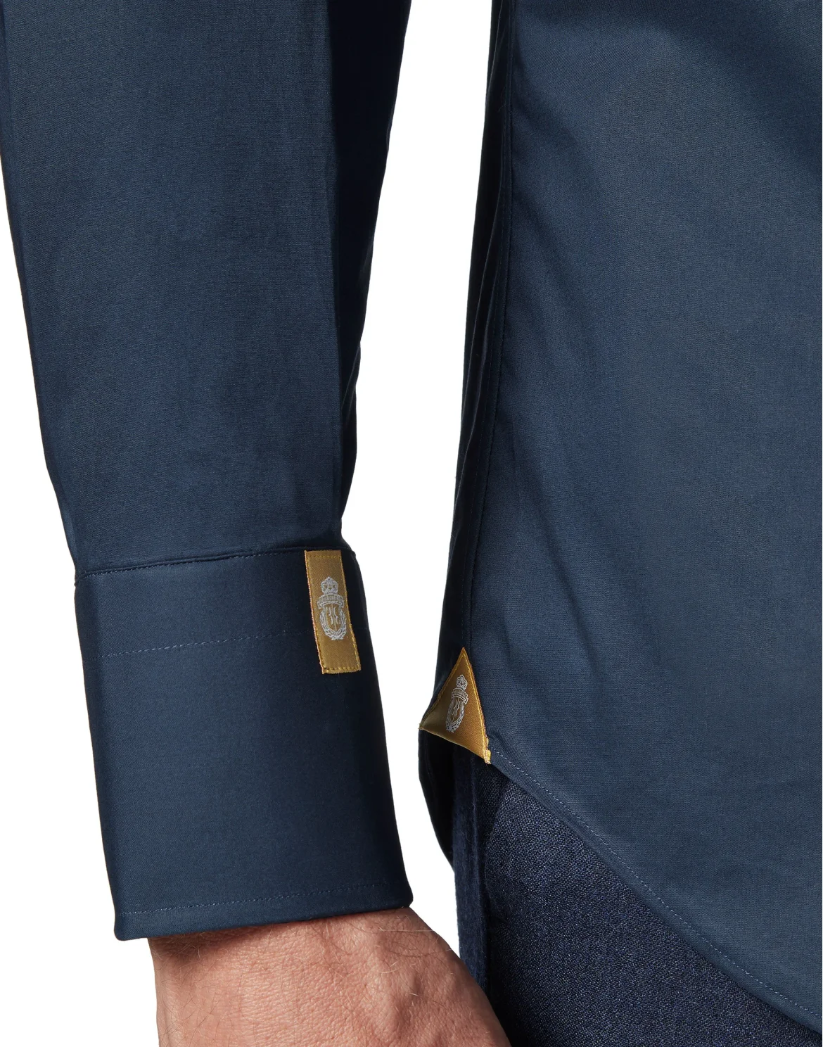 Shirt Silver Cut LS/Milano Crest, цвет: Синий