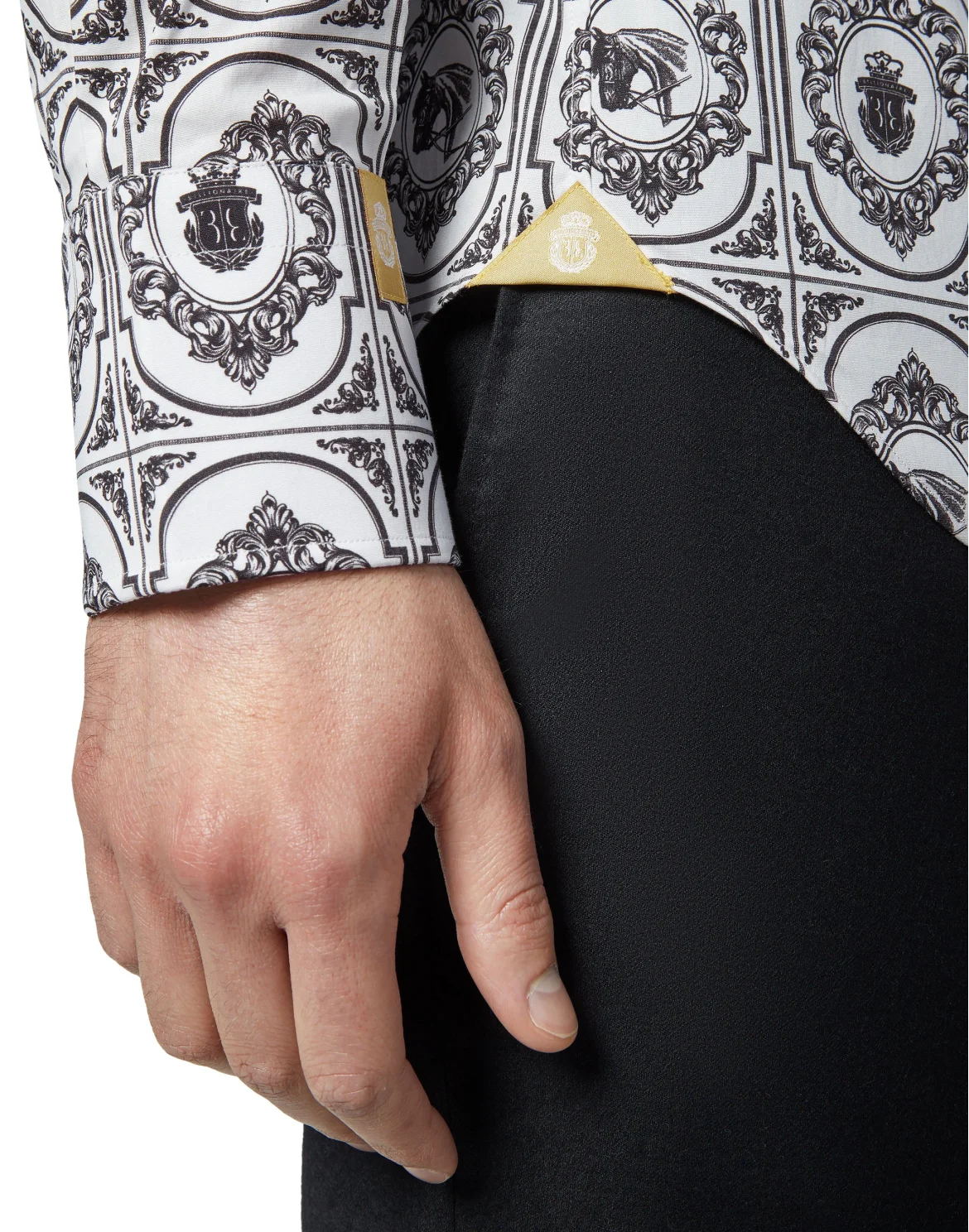 Shirt Gold Cut LS/Milano Horses, цвет: Белый