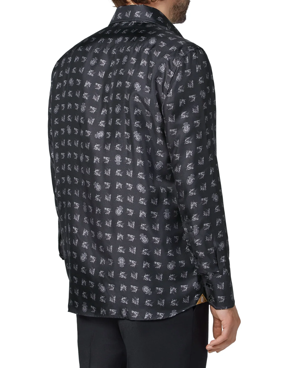 Shirt Gold Cut LS/Flavio Horses, цвет: Черный