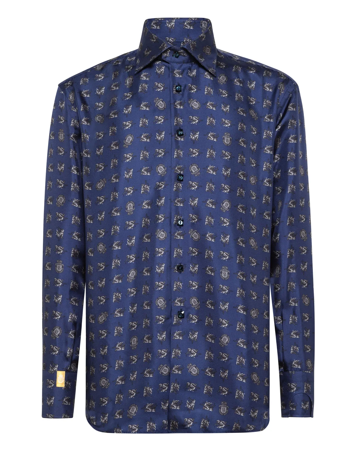 Shirt Gold Cut LS/Flavio Horses, цвет: Синий