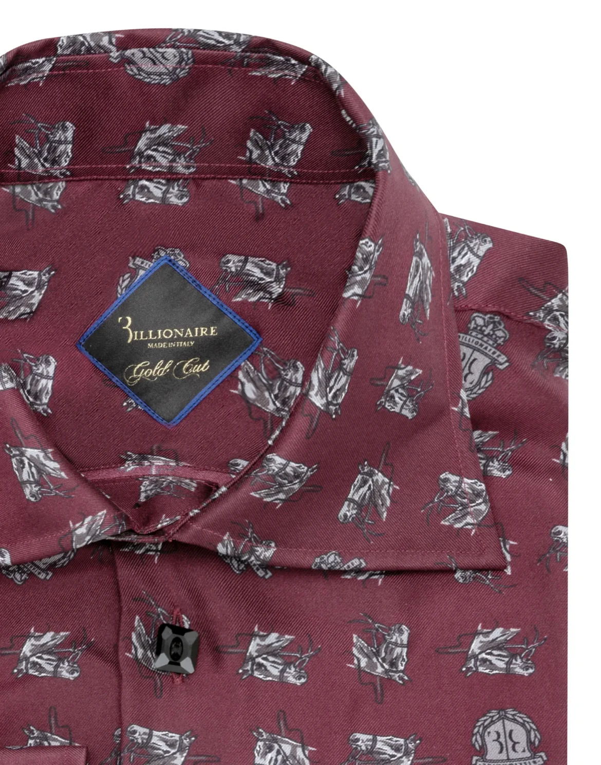 Shirt Gold Cut LS/Flavio Horses, цвет: Красный