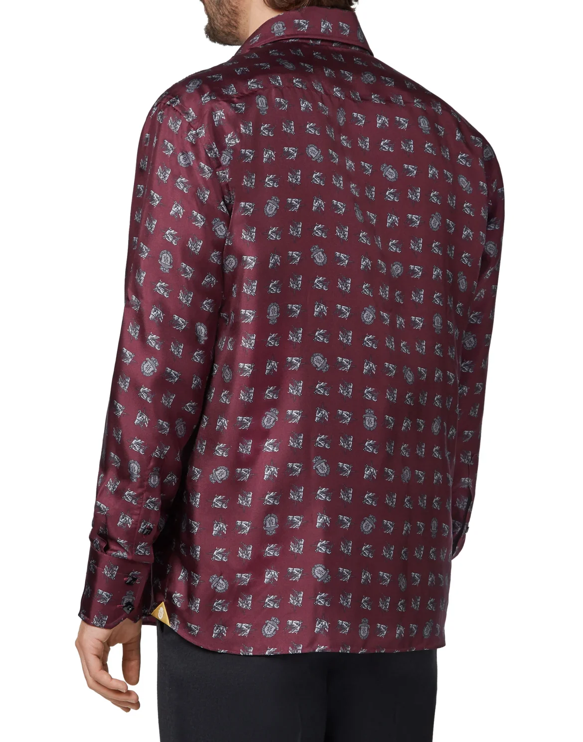Shirt Gold Cut LS/Flavio Horses, цвет: Красный
