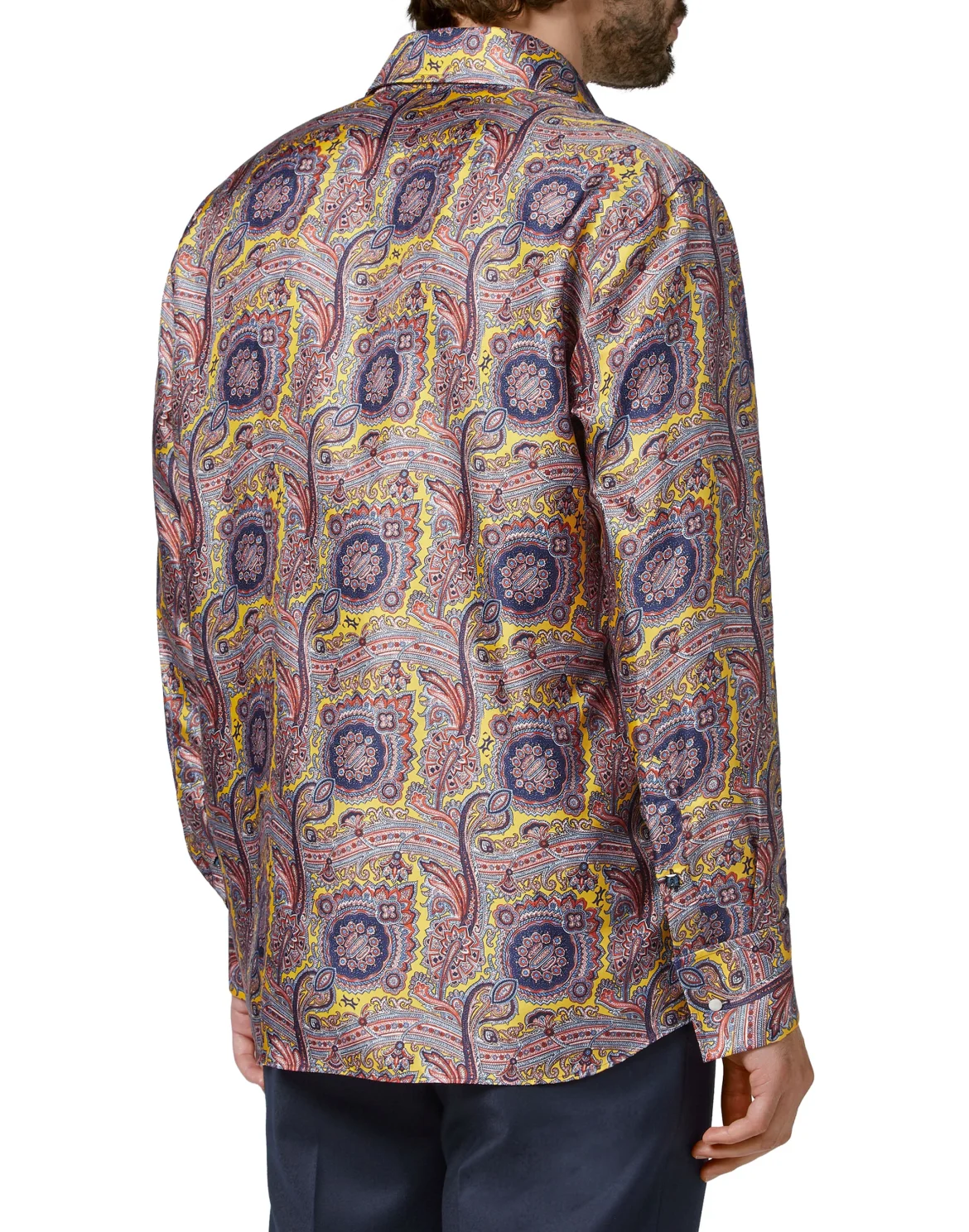 Shirt Gold Cut LS/Milano Paisley, цвет: Черный